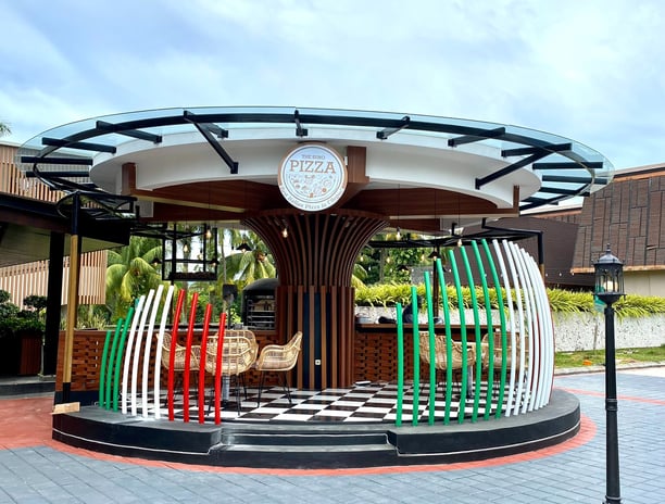 Design and build untuk The Suro pizza di cilegon banten