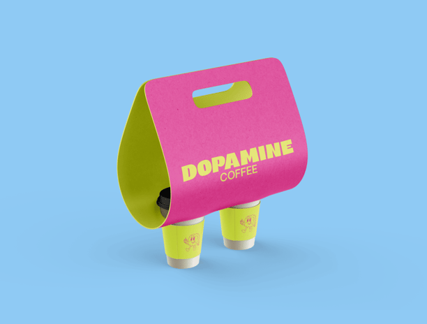 Empaque con Logo Dopamine Coffee