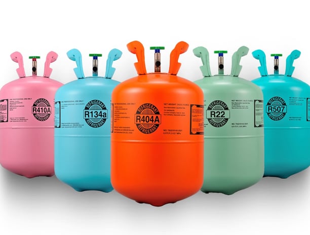 refrigerant bottles