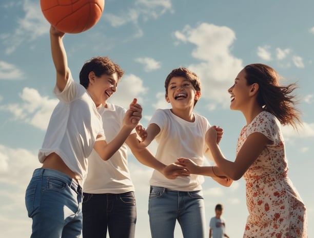 A light blue spiral-bound planner with the words 'Life Planner' embossed in gold sits on a wooden table. To the right is part of a white computer keyboard, and a leafy green plant is partially visible on the left.