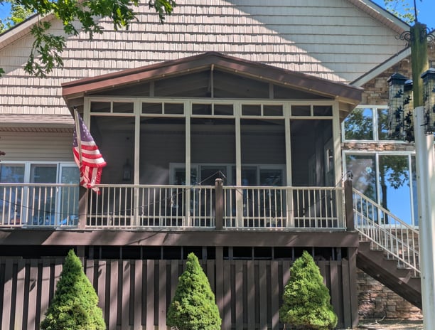 Screened in Deck
