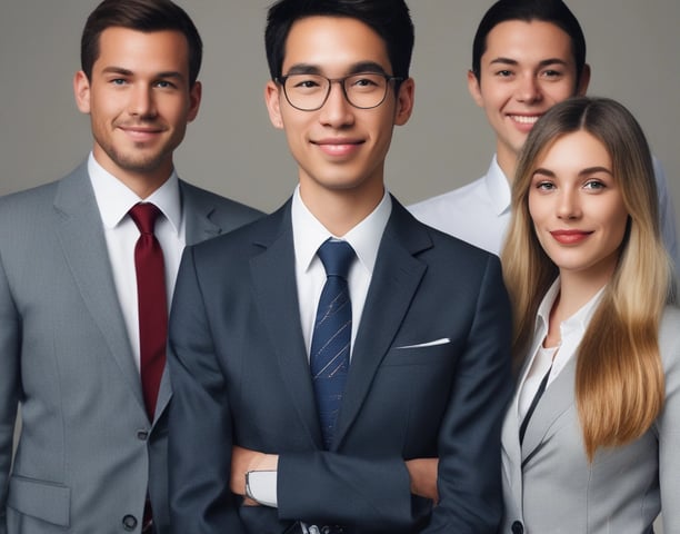A group of people is gathered for a sensitivity training session, posing together for a photo. Many are wearing uniform-like attire in brown and yellow, and most are wearing face masks. They appear to be in a conference room with a banner behind them and portraits hanging on the wall.