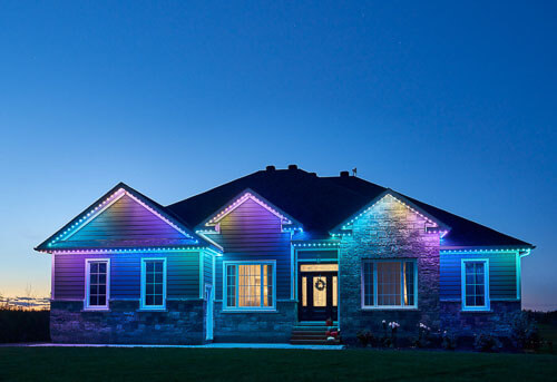 Celebright programmable outdoor LED lights with customizable colours