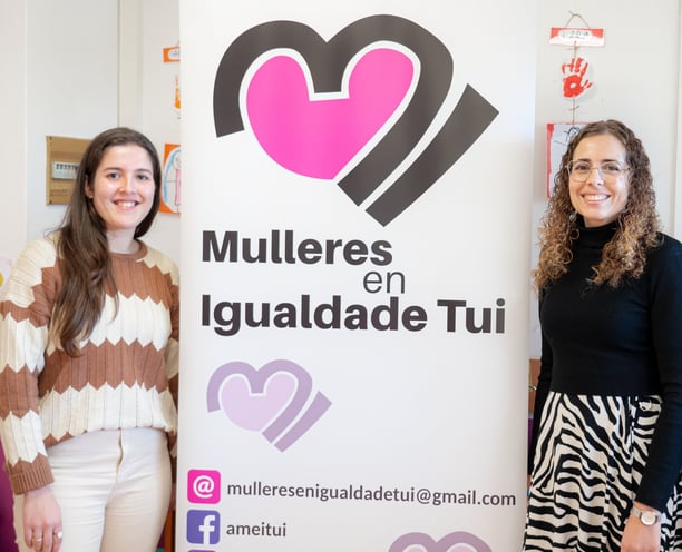 Pilar Gregores y Anabel solla Amei tui Mulleres en Igualdade 