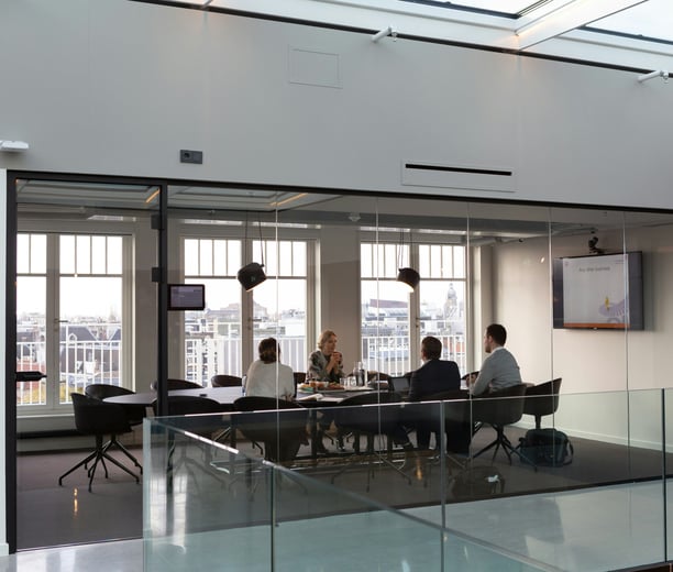 Team of consultants providing services