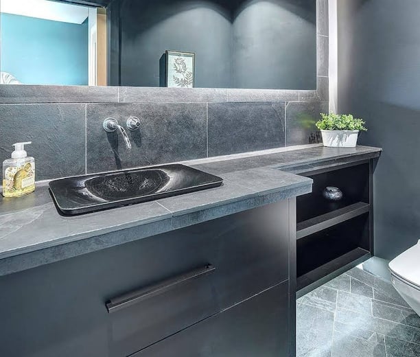 Slate stone custome installation