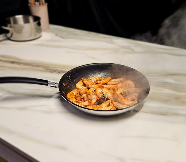 ABKSTONE Calacatta Borghini et Cooking Surface