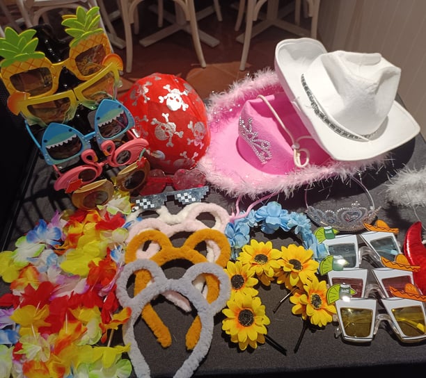 a table with props