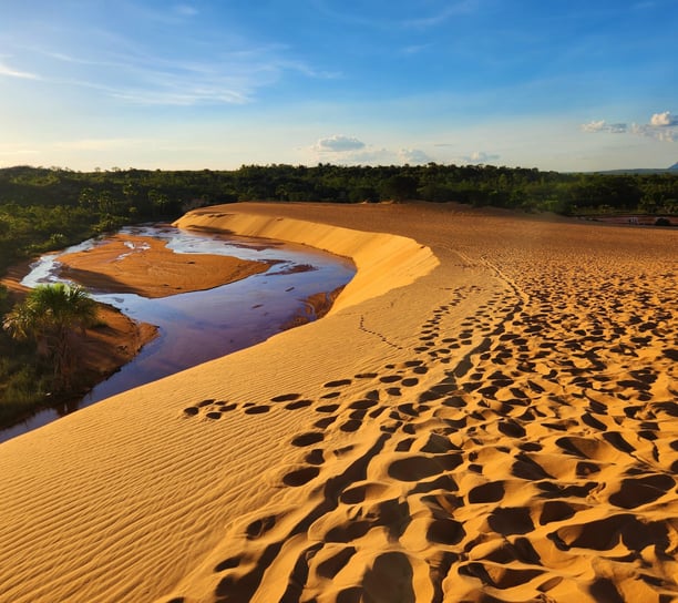 dunas dourada em Jalapão