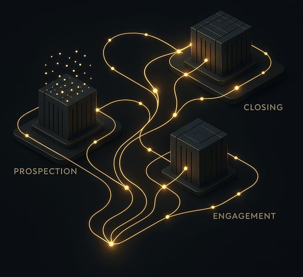 Automatisation pipeline commercial B2B avec IA - Kairos AI transforme prospection, engagement et clo