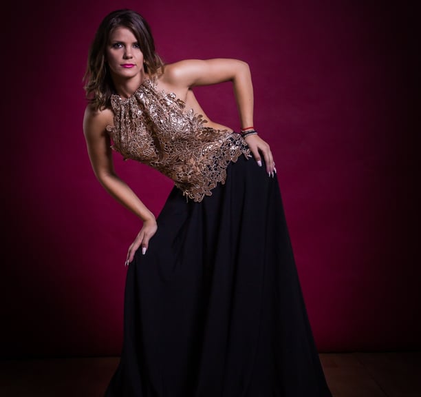 Fotografía de Moda con la modelo Madallina Dumitrescu , para el diseñador Franz Auza