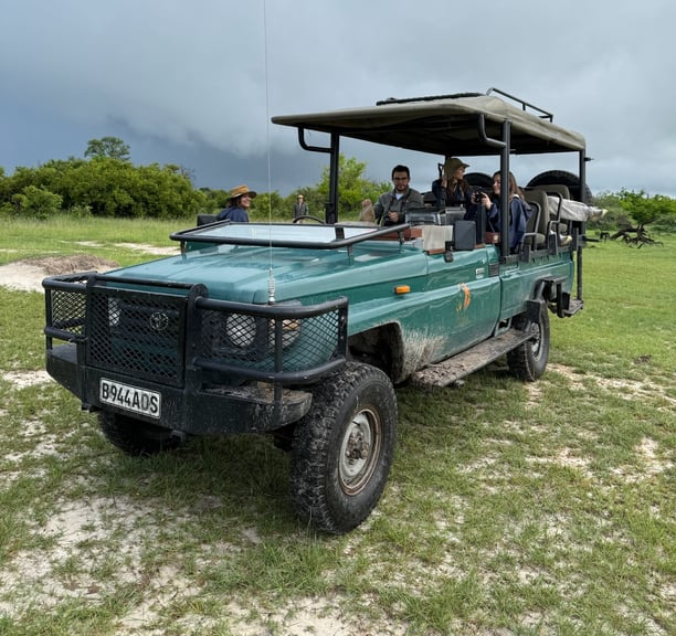 Leon Safaris Vehicle in the okavango Delta