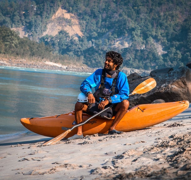 Kayaking in Rishikesh 