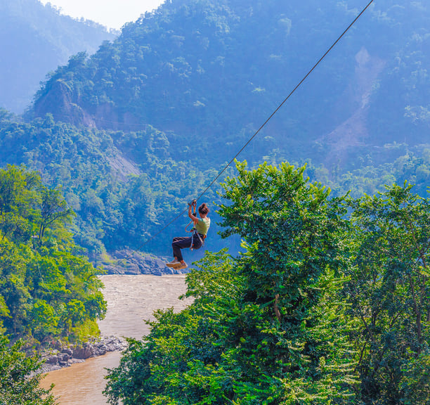 Zipline in Rishikesh 