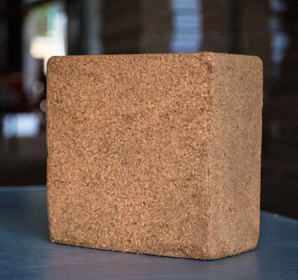 Washed low EC cocopeat blocks for horticulture and agriculture