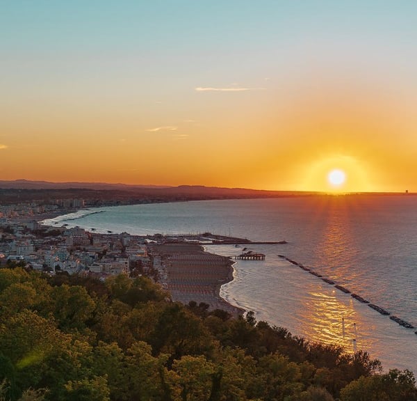 Tramonto sul mare, Gabicce mare al tramonto