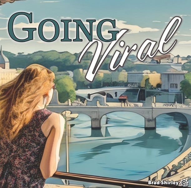 Box Artwork for potential cover of Going Viral Travel Influencer Game