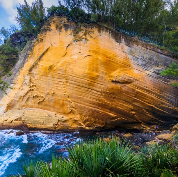 a cliff side view of a cliff side view of a cliff side view of a