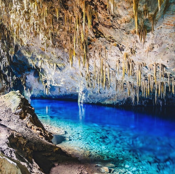 gruta do lago azul em Bonito Mato Grosso do Sul