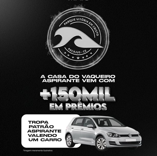 Vaquejada do Parque Vitória em Cristo de 01 a 05 de outubro de 2025.