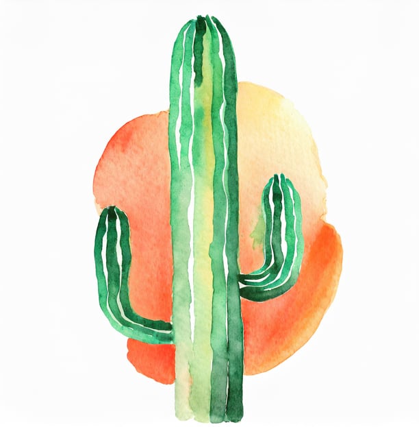 a cactus plant with a cactus in the background