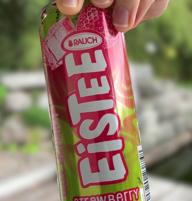 Rauch Eistee Erdbeer Kiwi Social Media Asset