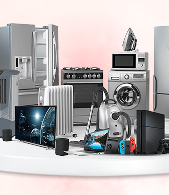 a bunch of appliances and appliances are shown in this image