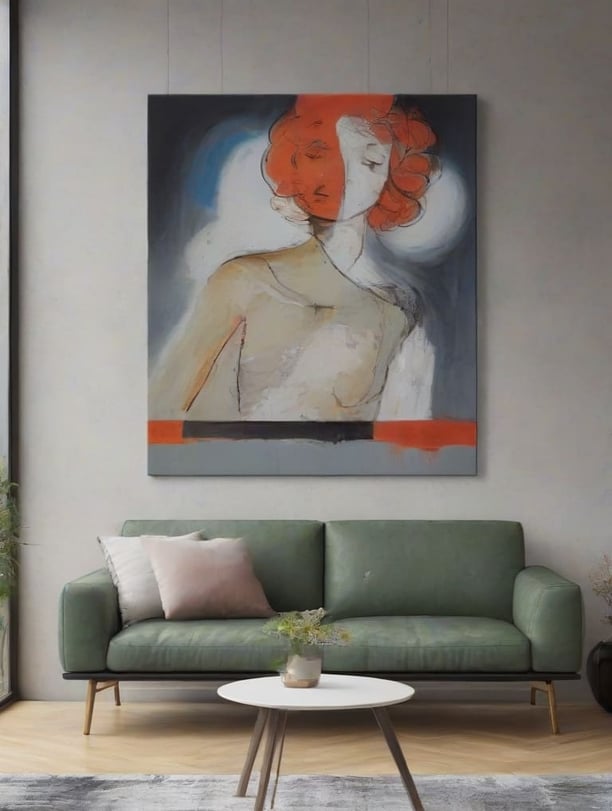 Art gallery buzzing with creative energy and innovative pop-art.