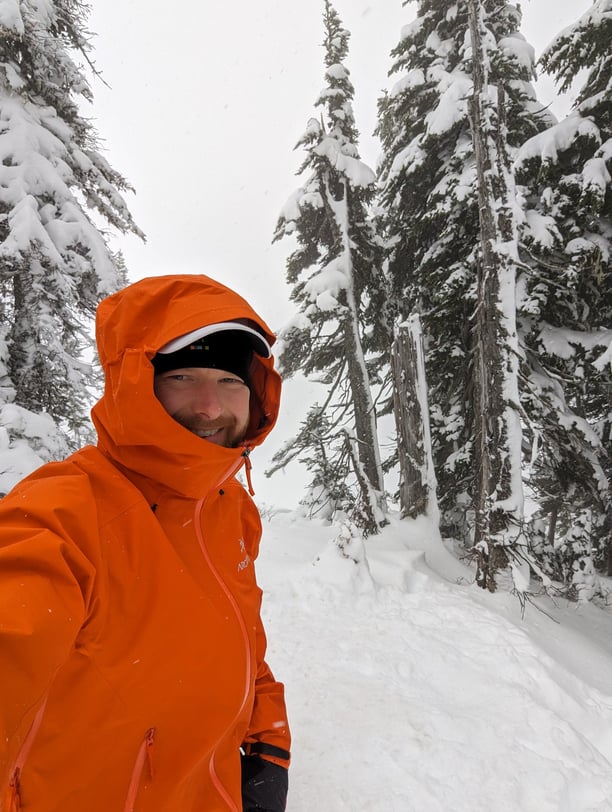 arcteryx beta lt, snow camping, backpacking