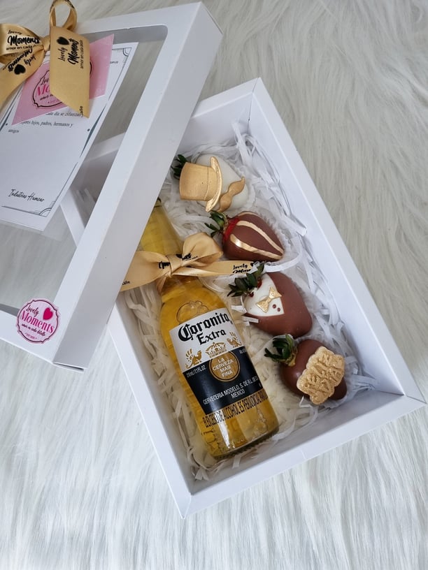 fresas con chocolate para hombres Pereira