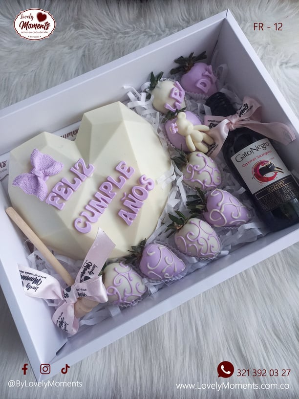 cajas de fresas con chocolate en Pereira