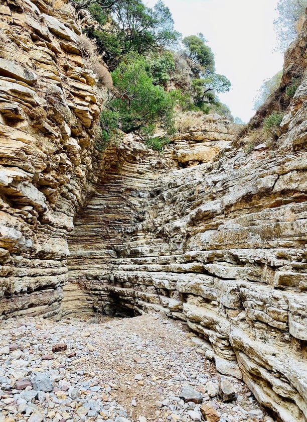 Jacob's canyon in Rhodes Greece