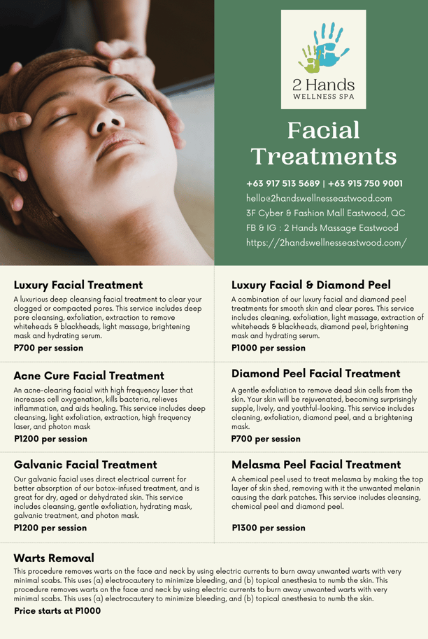 Wellness Spa in Eastwood Massages, Nail Care, Eyelash Extensions