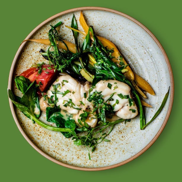Semaglutide Recipe: Steamed White Fish with Sautéed Veggies and Herb Drizzle