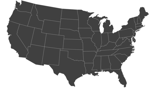 a map of the united states of america with a map of the united states