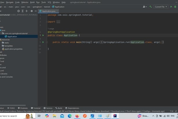 Spring boot REST API Project Folder Structure