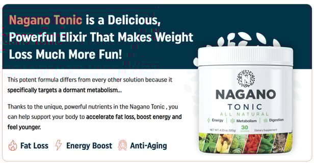 Nagano Tonic a powerful elixir for weight loss