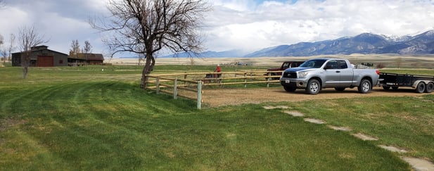 Large property Lawn Maintenance.
