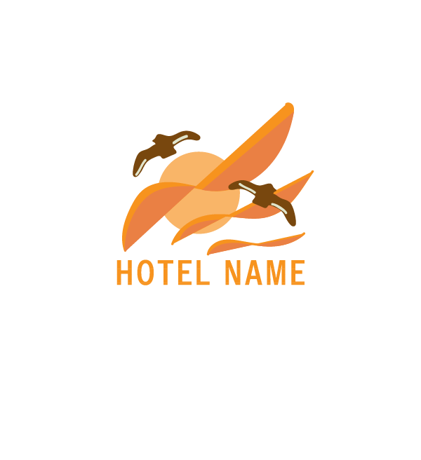 Final frame - full HOTEL NAM,E logo with animated elements forming together