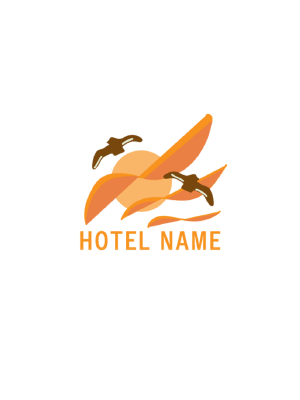Final frame- full HOTEL NAME logo with animated elements forming together