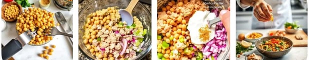 Protein-Packed Chickpea Tuna Salad - Step by Step