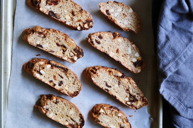Spiced Almond and Date Biscotti