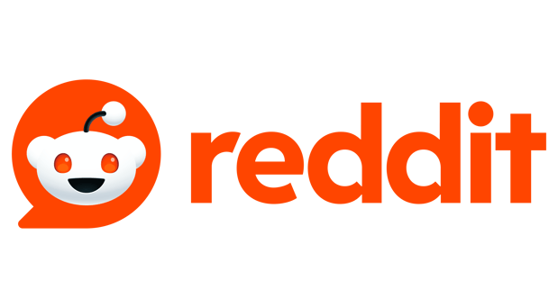 a redditt logo with a cartoon character