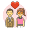 illustration couple