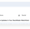 Email inbox with a real-time StackRadar notification alerting technology changes in the user's watch