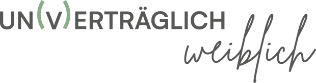 Un(v)erträglich weiblich logo