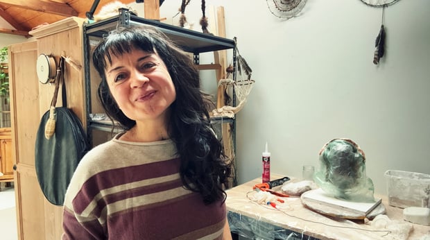 In my art studio