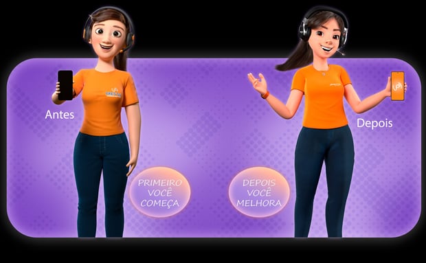 mascote 3d e personagem 3d