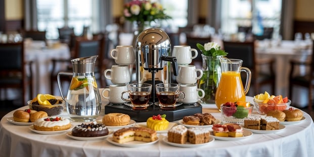 Servicio de coffee break en León, paquete de lujo
