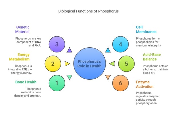 Phosphorus biological function